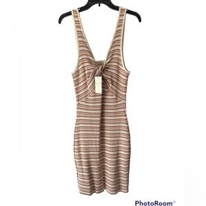 Reversible Knit Mini Dress